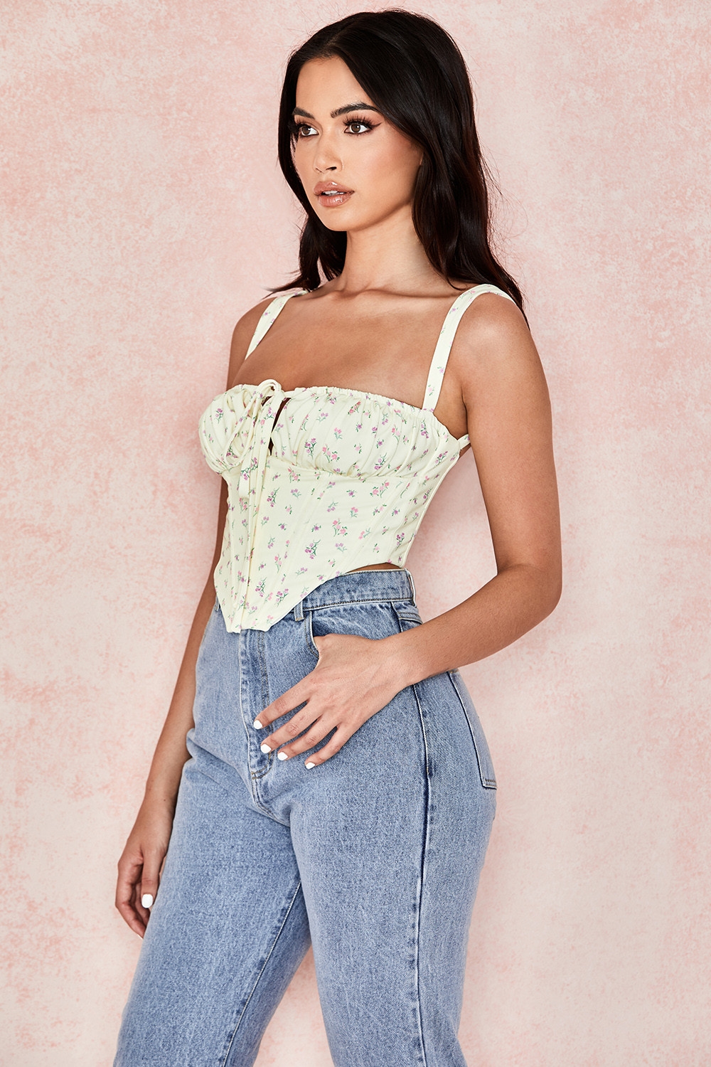 Gene  Lemon Floral Corset — image 6