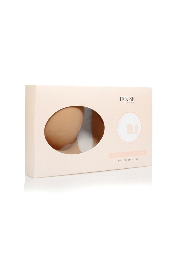 U Plunge Self Adhesive Bra - Caramel — image 9