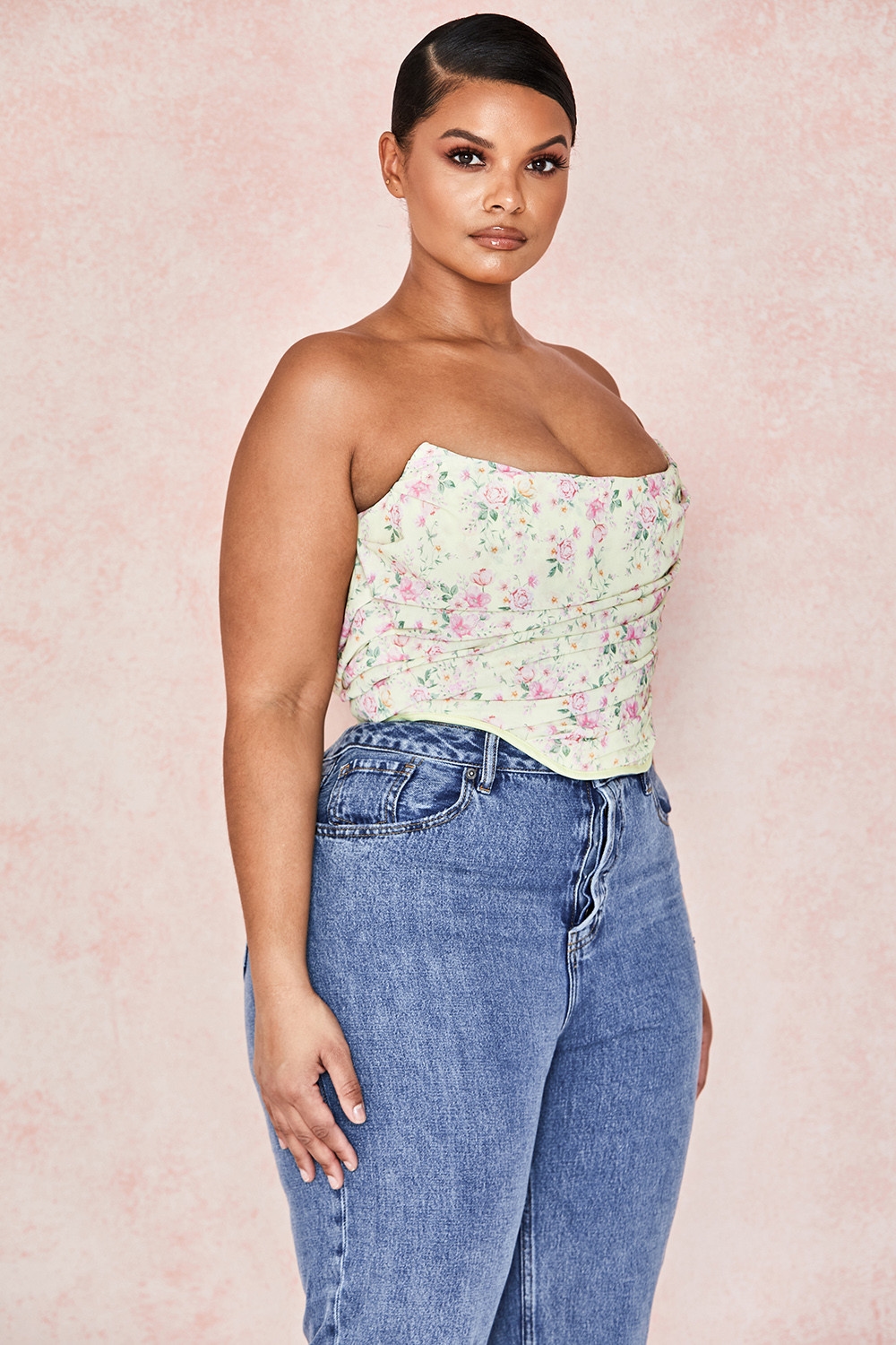 Vivienne  Lemon Floral Corset — image 10