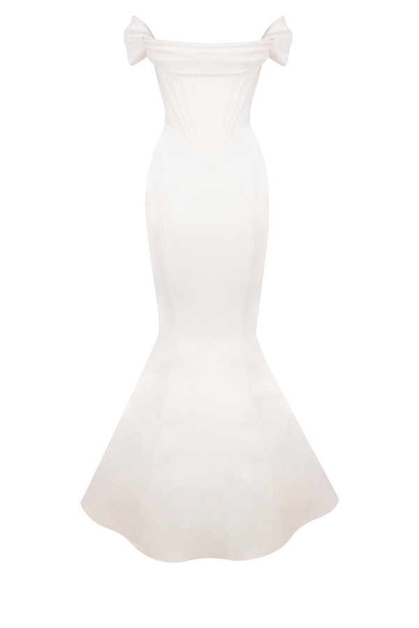 Antoinette  Ivory Corset Off Shoulder Bridal Gown - Limited Edition — image 12
