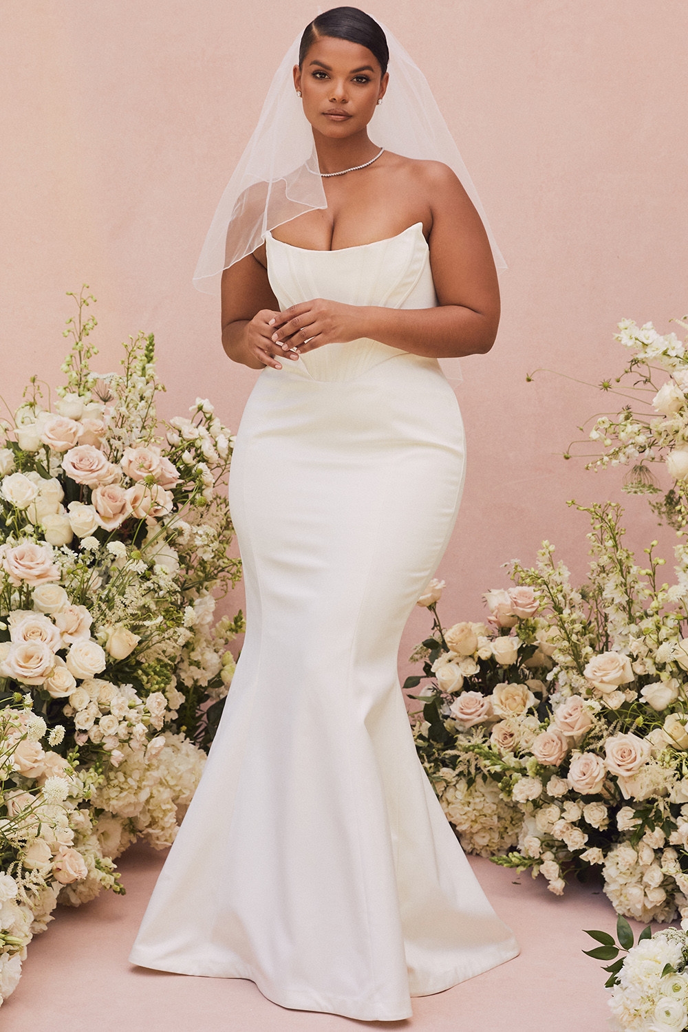 Ines  Ivory Strapless Corset Bridal Gown - Limited Edition — image 3