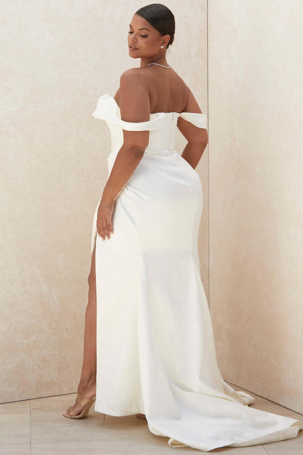 Delphine  Ivory Draped Corset Bridal Gown - Limited Edition — image 19