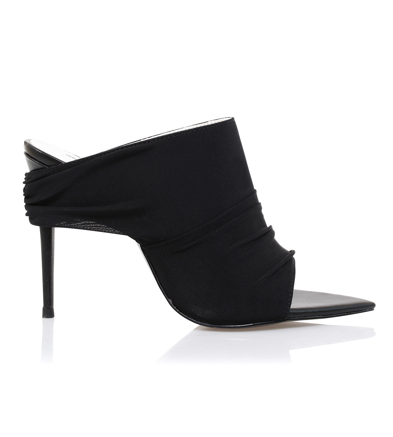 Abyss Mistress Rocks  Black Power Mesh Mules - SALE — image 5