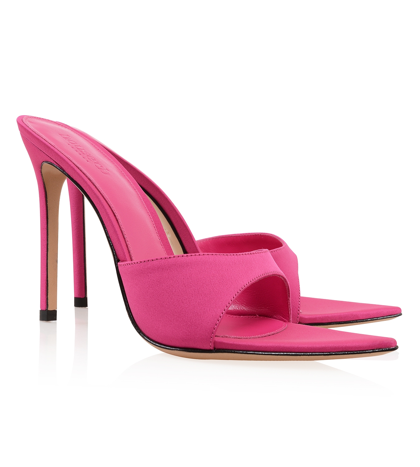 Bella  Pink Pointed High Heel Mules — image 6