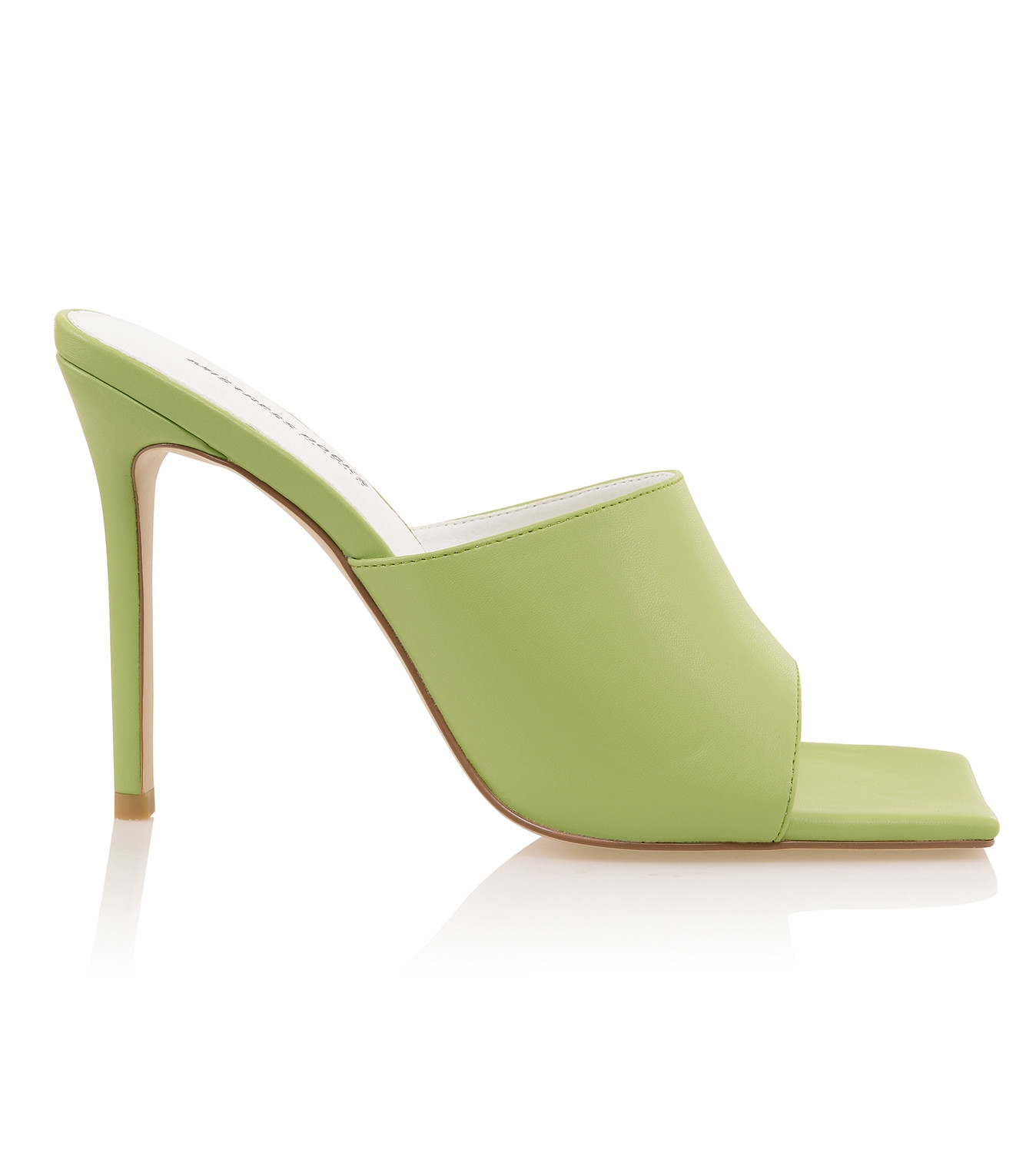 Dream Scene Mistress Rocks  Lime Square Toe Mules - SALE — image 5