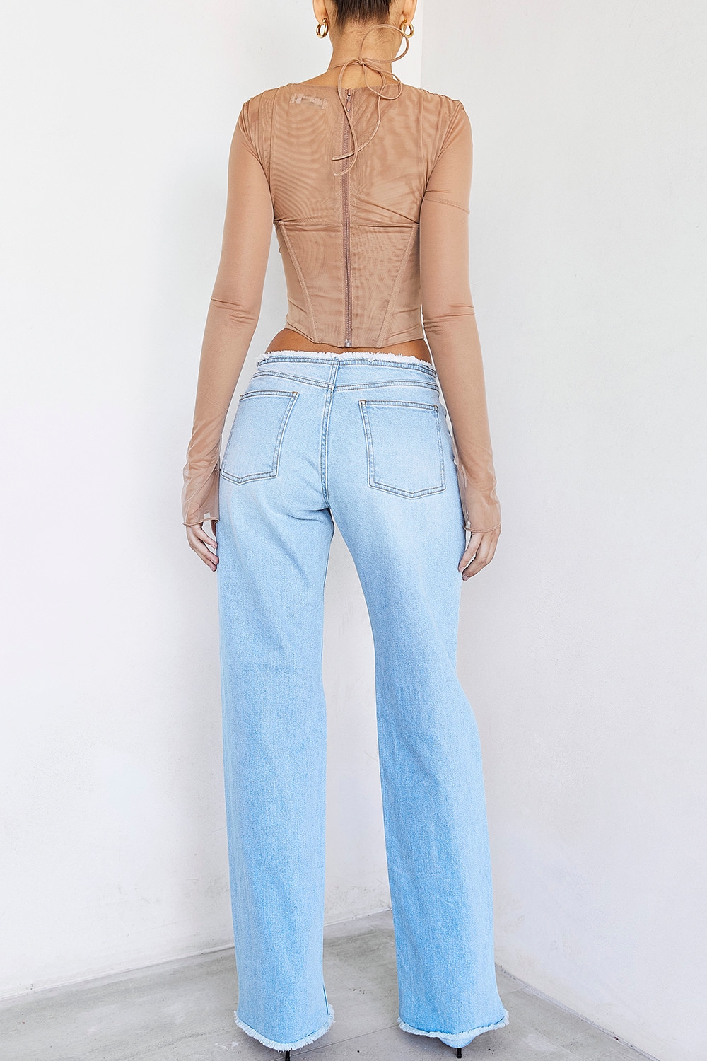 In Awe Mistress Rocks  Stonewash Frayed Jeans - SALE — image 3