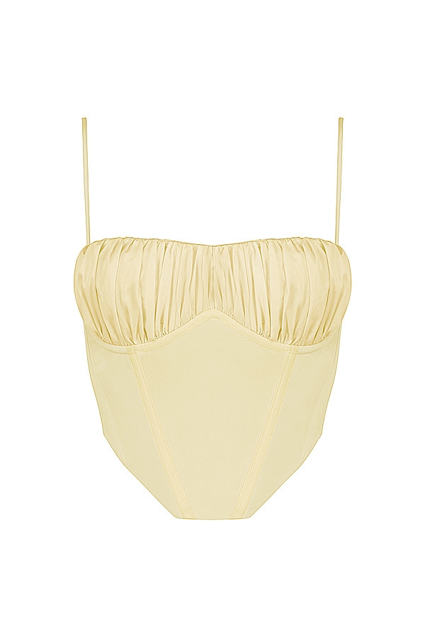 Follie Mistress Rocks  Lemon Cropped Corset - SALE — image 9