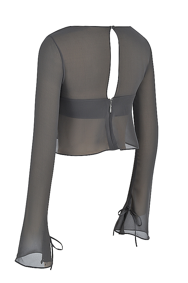 Athena  Shadow Long Sleeve Floaty Top — image 14
