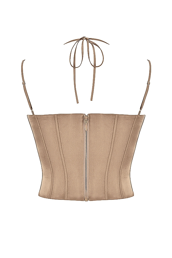 Chantelle  Latte Satin Corset — image 18