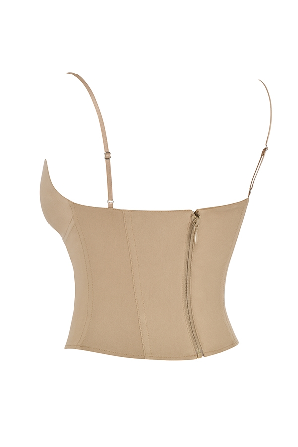 Flavia  Beige Sculpting Corset — image 11