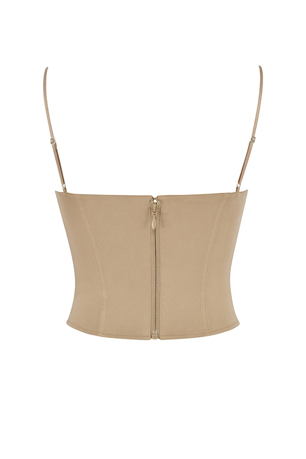 Flavia  Beige Sculpting Corset — image 12