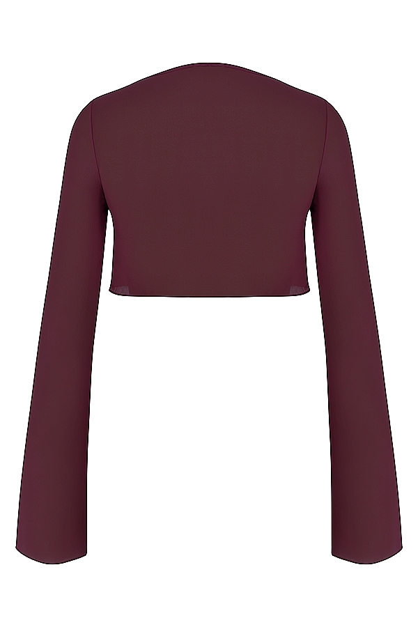 Marseille  Prune Cover Up Top — image 10