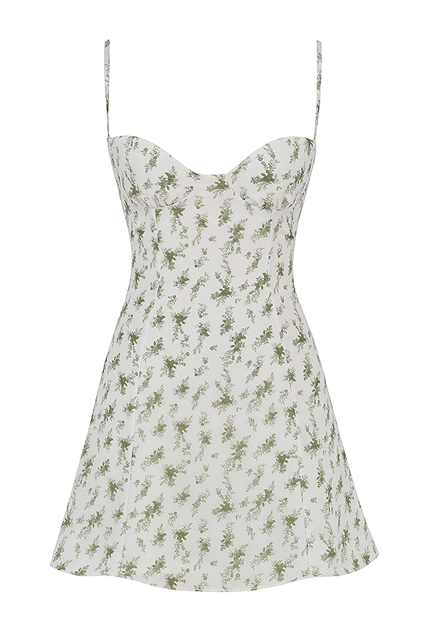 Christiana  Garden Print Mini Dress — image 13