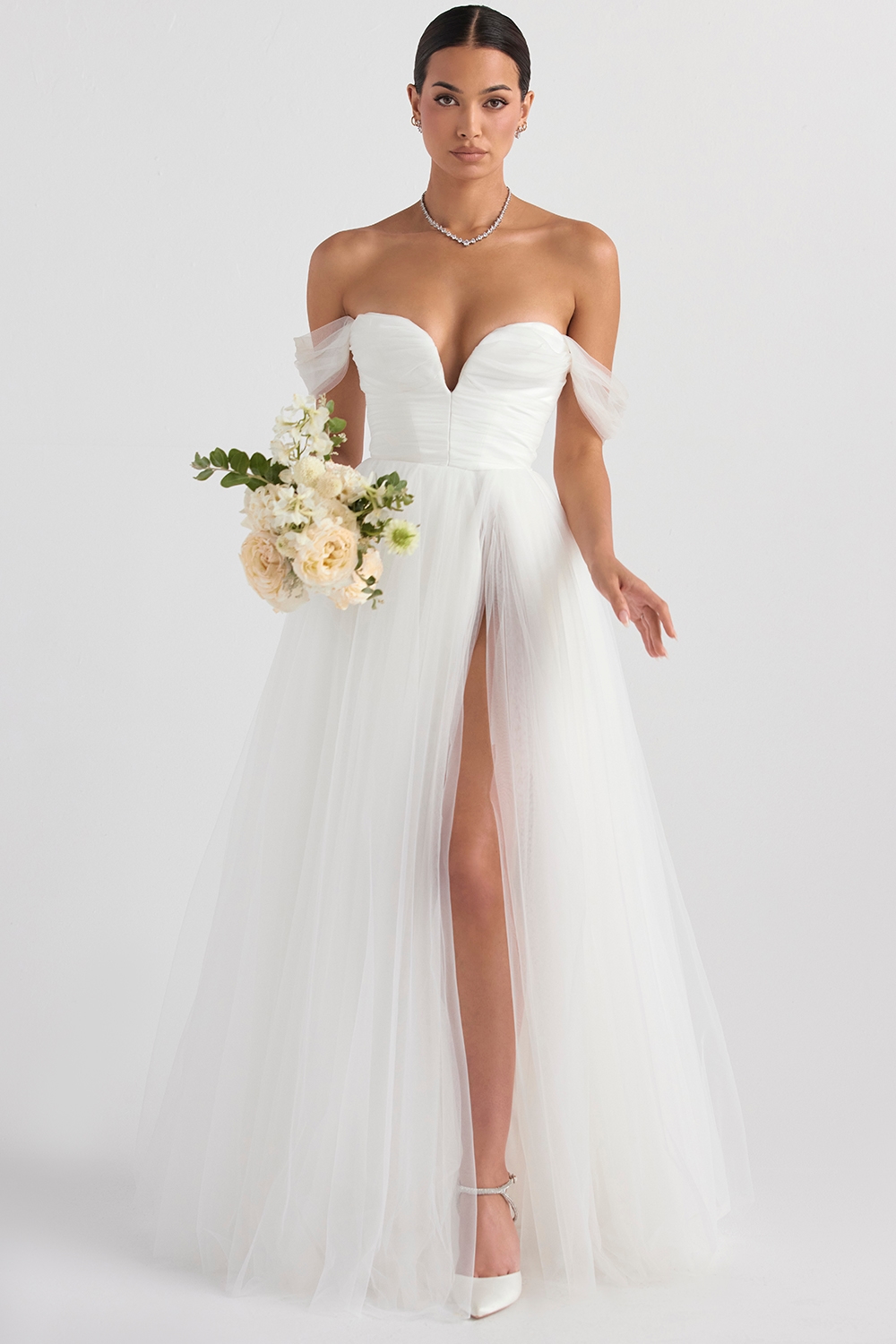 Fairytale  White Tulle Bridal Gown — image 2