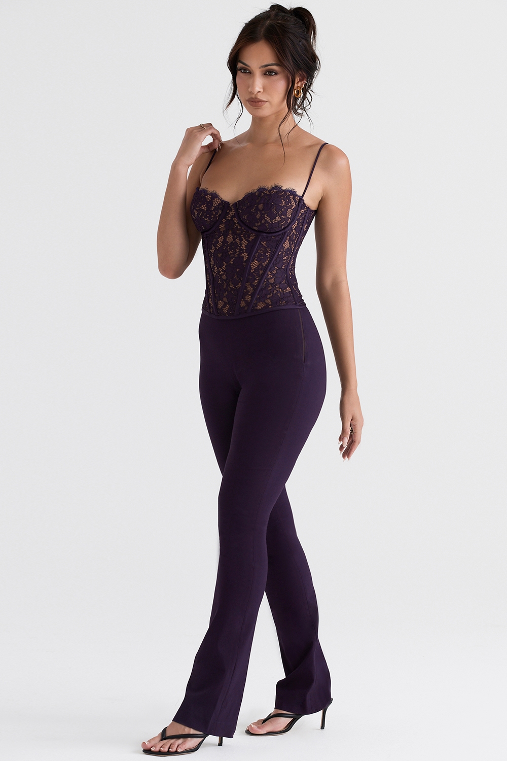 Laurel  Night Shade High Waisted Trousers — image 5