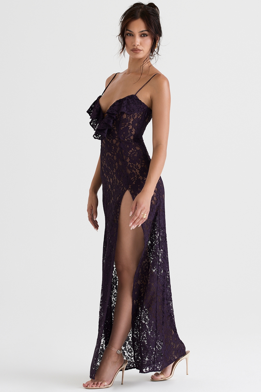 Malia  Night Shade Lace Maxi Dress — image 7