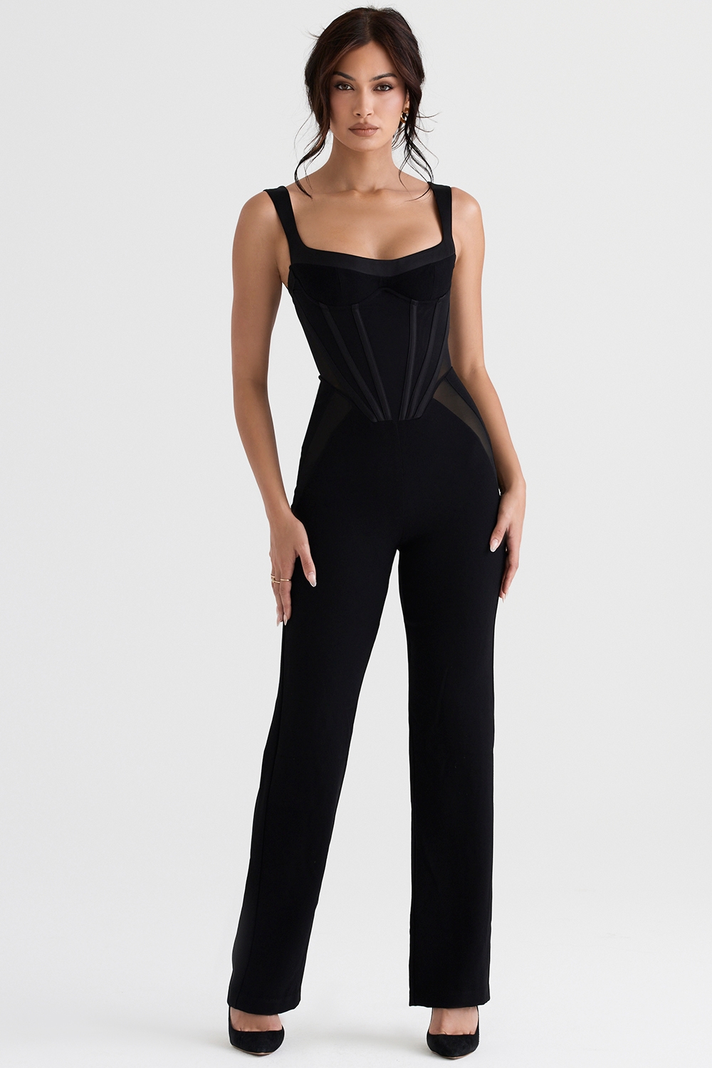 Mylene  Black Corset Jumpsuit — image 2