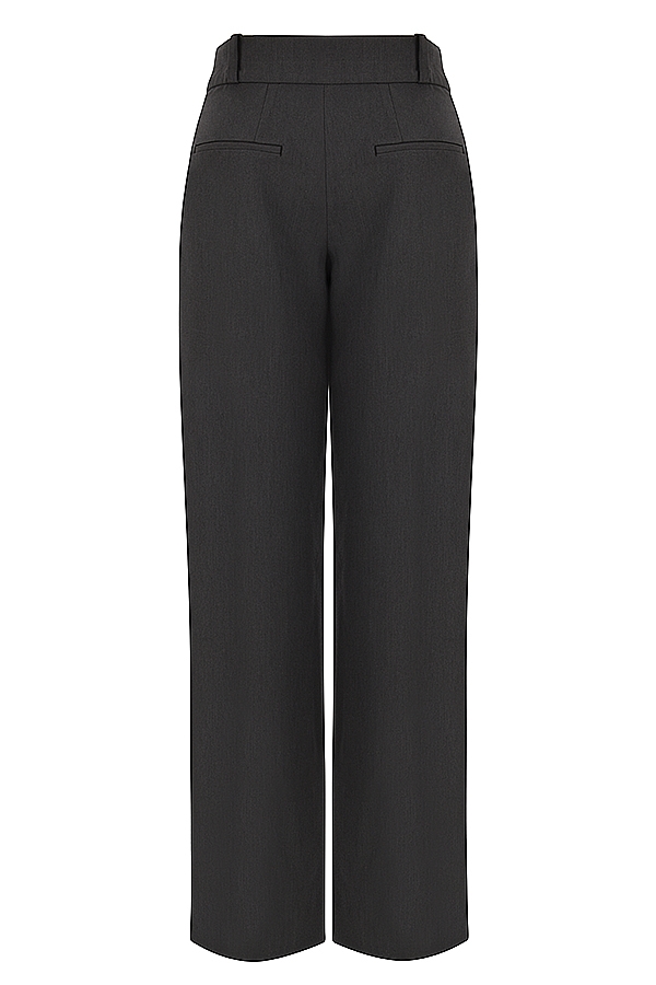 Cameron  Grey Loose Fit Trousers — image 11