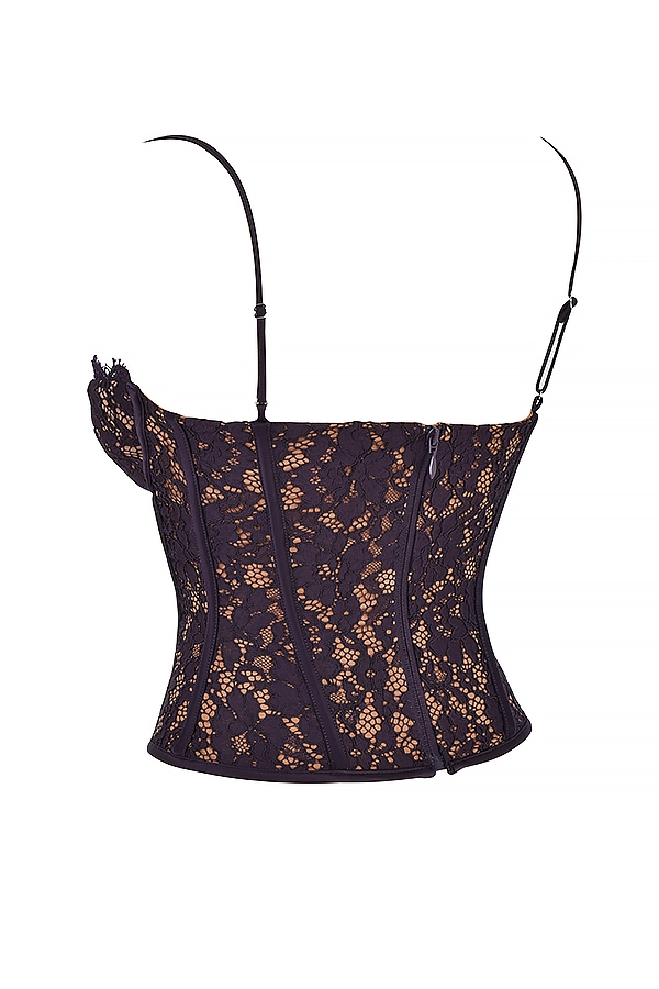 Mila  Night Shade Lace Underwired Corset — image 9