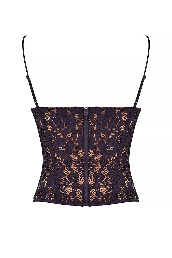Mila  Night Shade Lace Underwired Corset — image 10