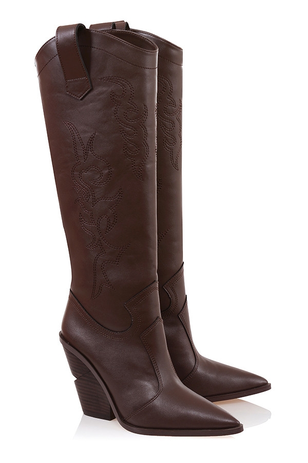 Mistress Rocks Cocoa Cowboy Boots - SALE — image 7