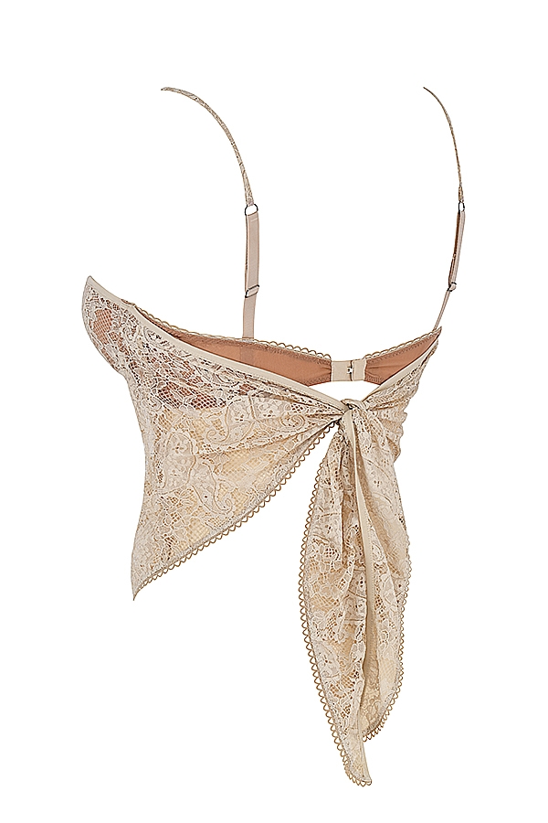 Fernanda  Cream Paisley Lace Top — image 16