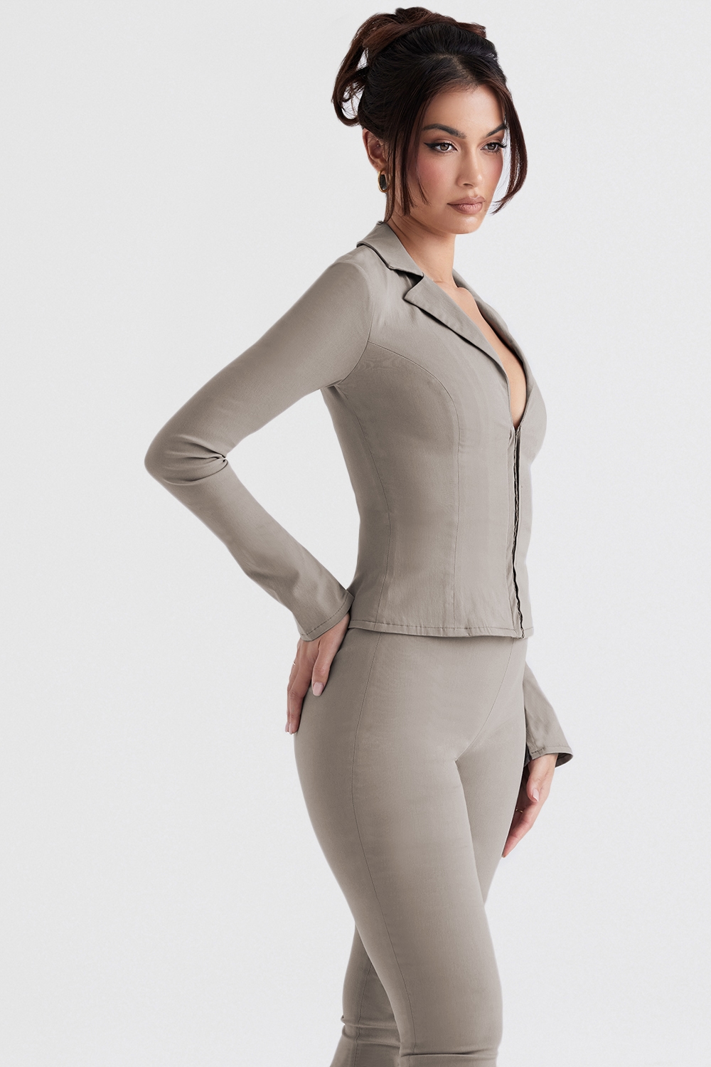 Zakira  Smoke Fitted Shirt — image 6