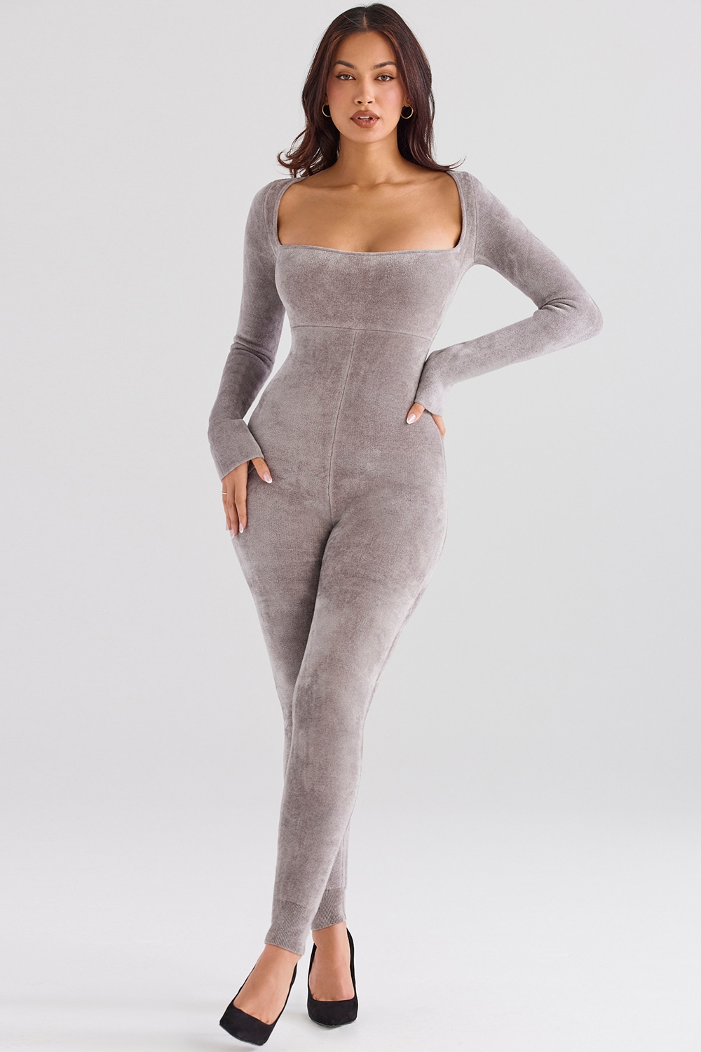 Isis  Mink Heavy Chenille Loungewear Jumpsuit — image 1