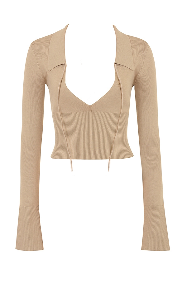 Marianne  Camel Knit Top — image 9