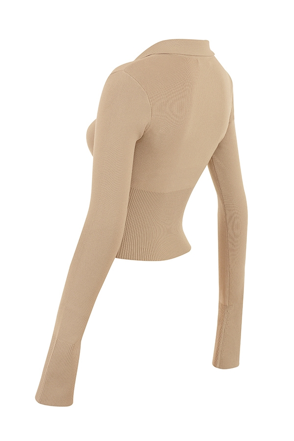 Marianne  Camel Knit Top — image 10