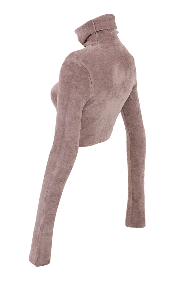 Suri  Rose Chenille Cropped Top — image 12