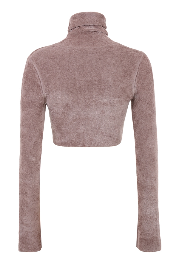Suri  Rose Chenille Cropped Top — image 13