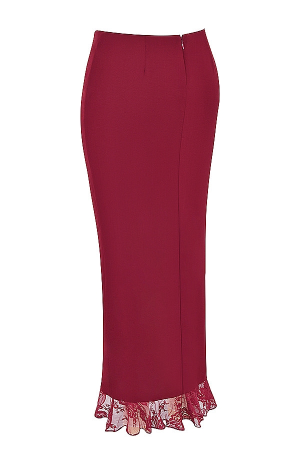 Mistress Rocks Mulberry Ruffle Maxi Skirt - SALE — image 8