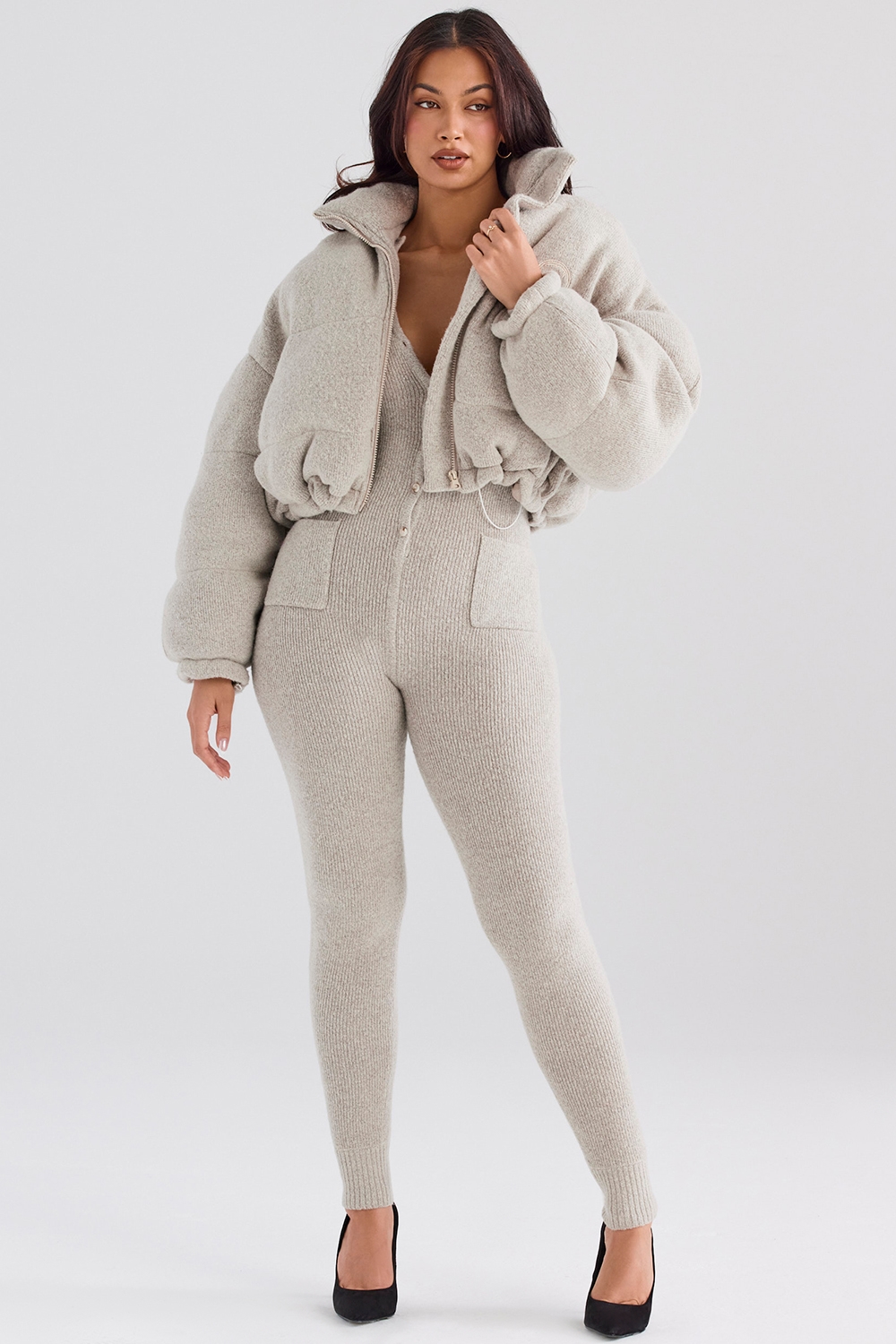 Pascal  Opal Knit C Shape Puffer Jacket — image 3