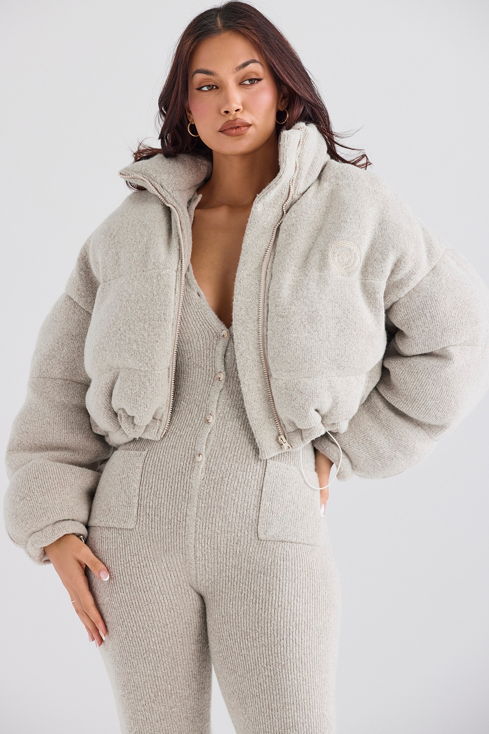 Pascal  Opal Knit C Shape Puffer Jacket — image 2