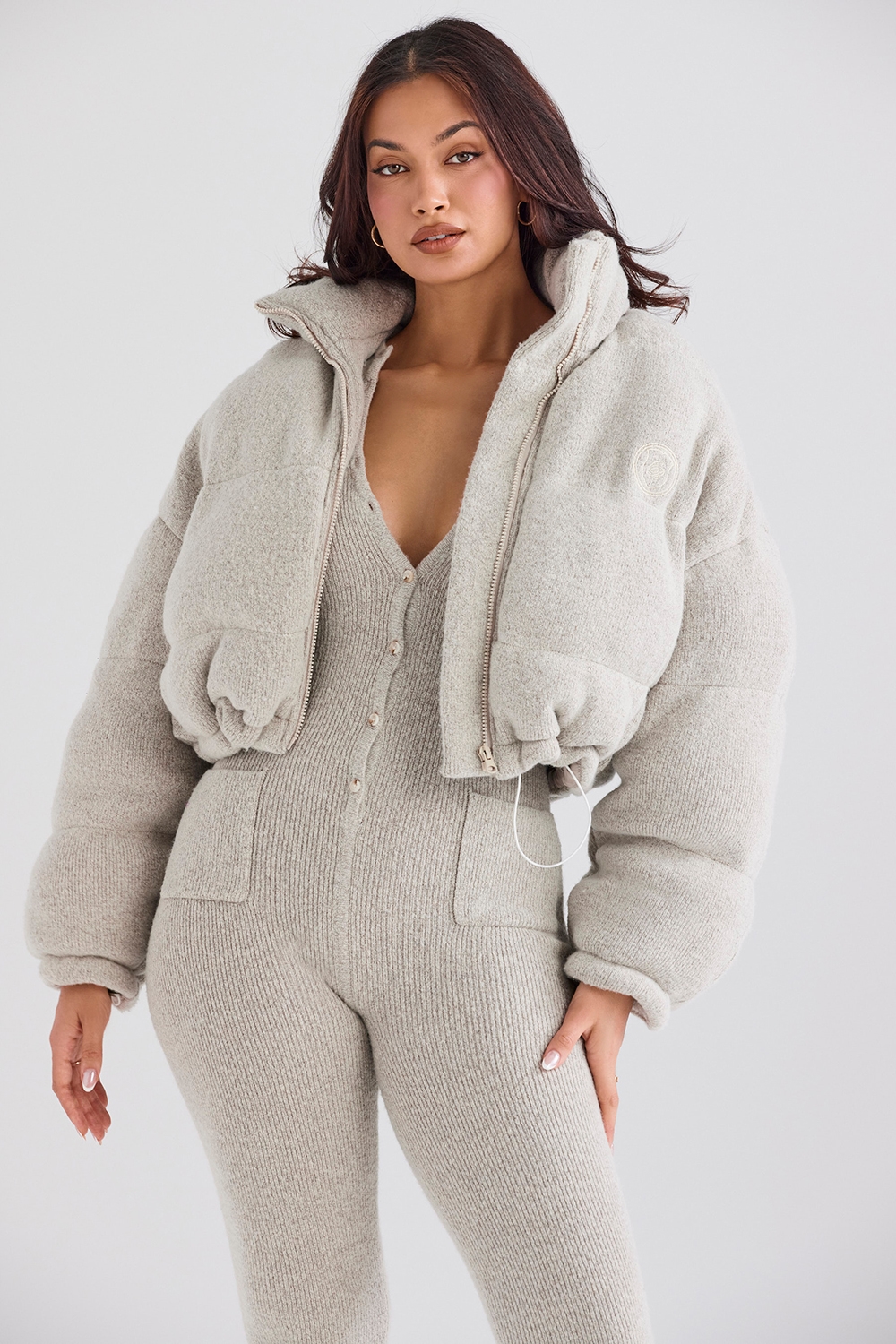Pascal  Opal Knit C Shape Puffer Jacket — image 6
