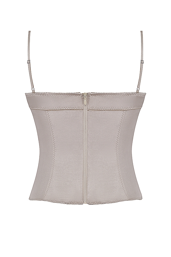 Chantal  Champagne Satin Top — image 17