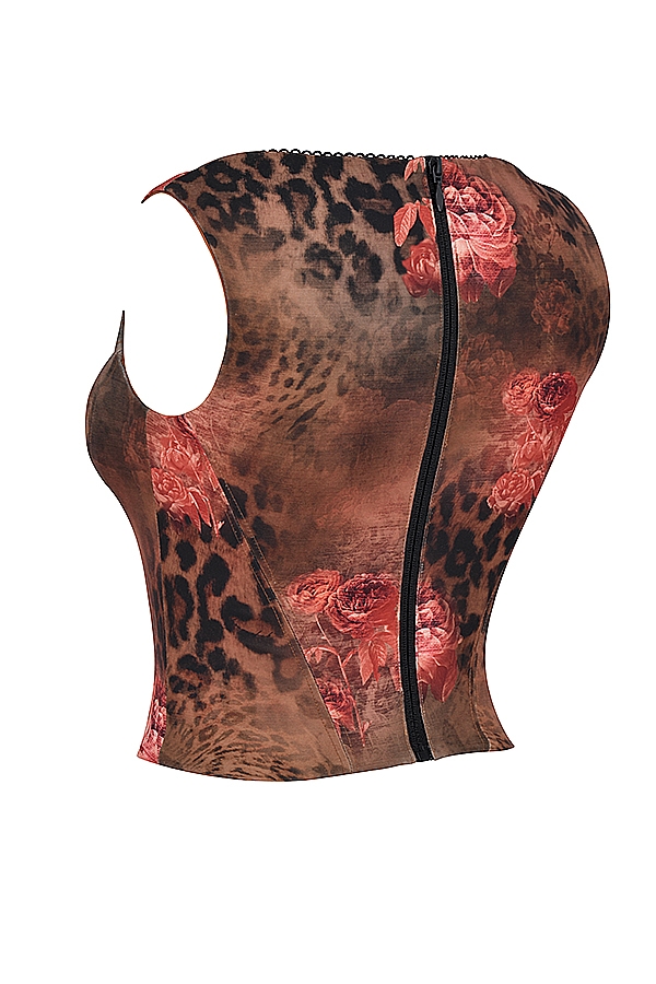 Kalina  Floral Printed Corset — image 17