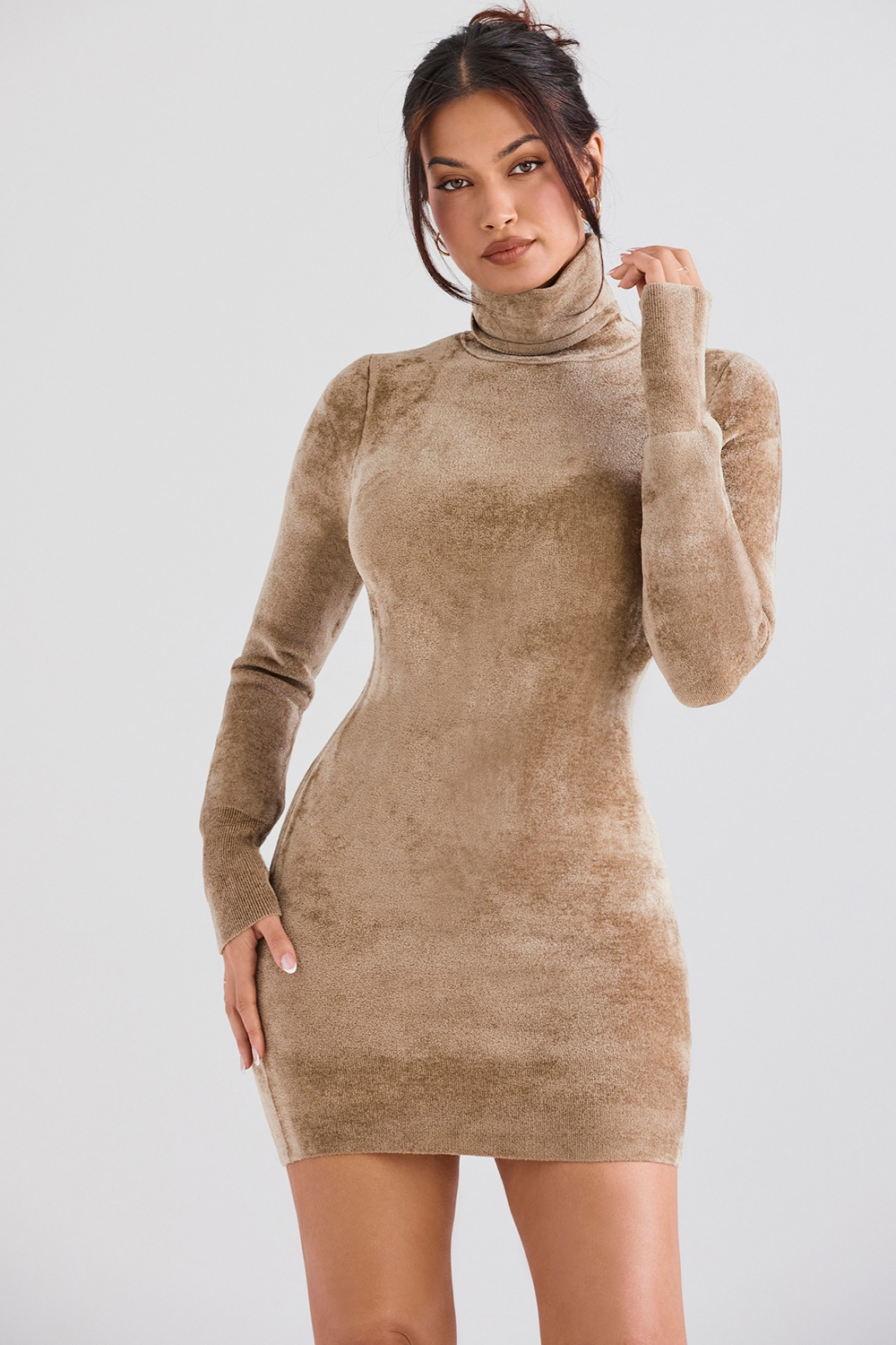 Taya  Fawn Chenille Mini Dress — image 6