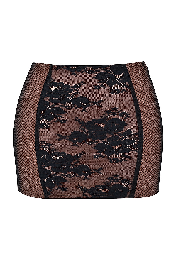 Mistress Rocks Black Lace Mini Skirt - SALE — image 11