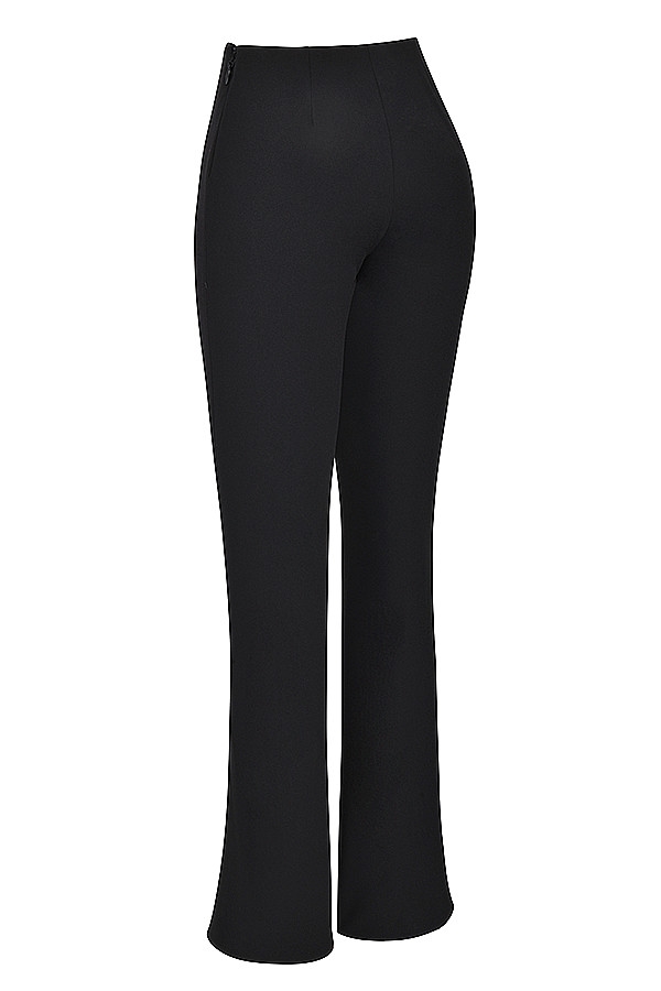 Mistress Rocks Black Skinny Flare Trousers - SALE — image 7