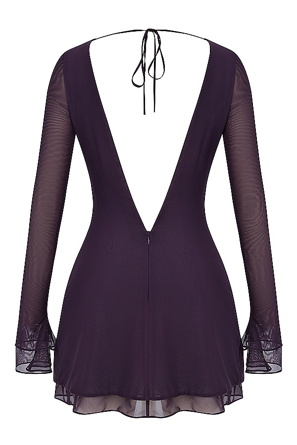 Mistress Rocks Shadow Open Back Mini Dress - SALE — image 11