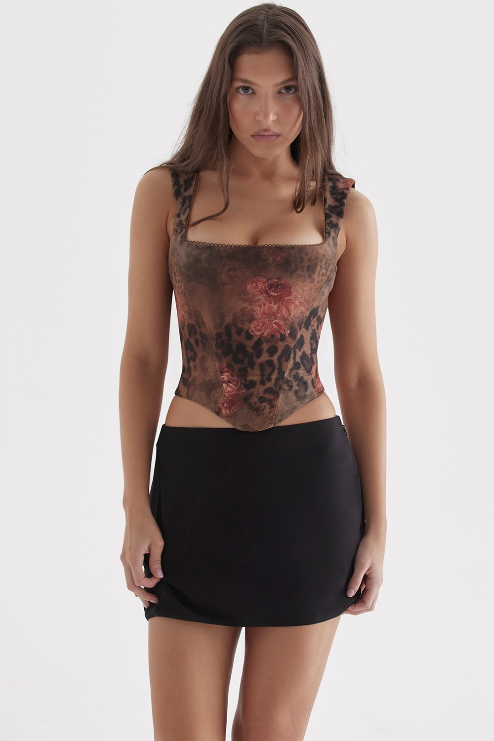 Kalina  Floral Printed Corset — image 7