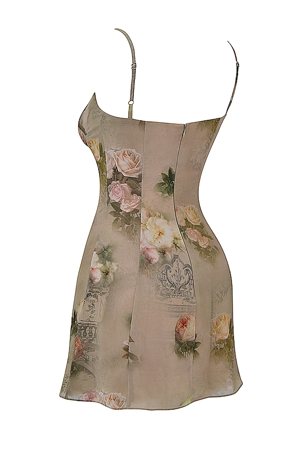 Christiana  Vintage Floral Mini Dress — image 15