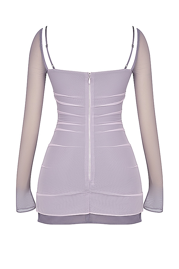 Mistress Rocks Mallow & Slate Layered Mini Dress - SALE — image 13
