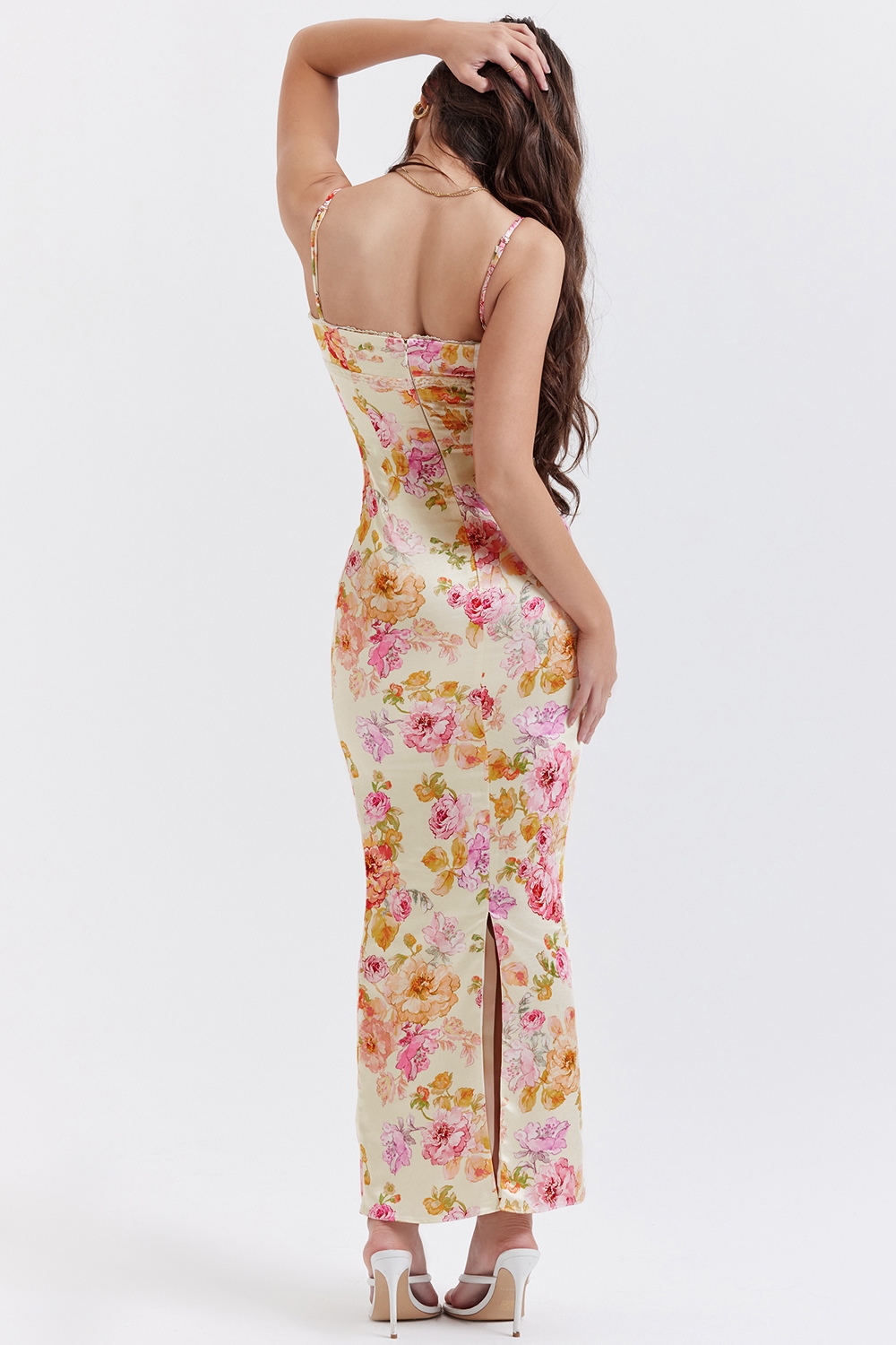 Josefina  Ivory Floral Maxi Dress — image 12
