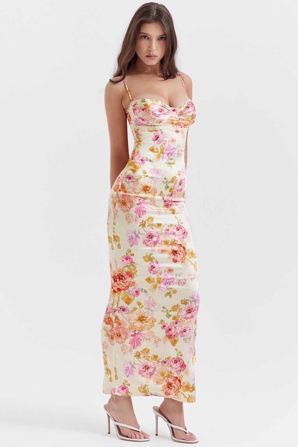 Josefina  Ivory Floral Maxi Dress — image 10