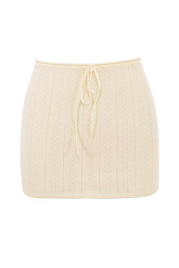 Mistress Rocks Lemon Dainty Knit Mini Skirt - SALE — image 12
