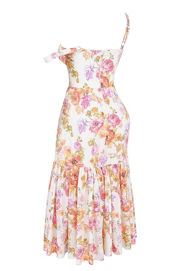 Elia  Ivory Floral Midi Sundress — image 17