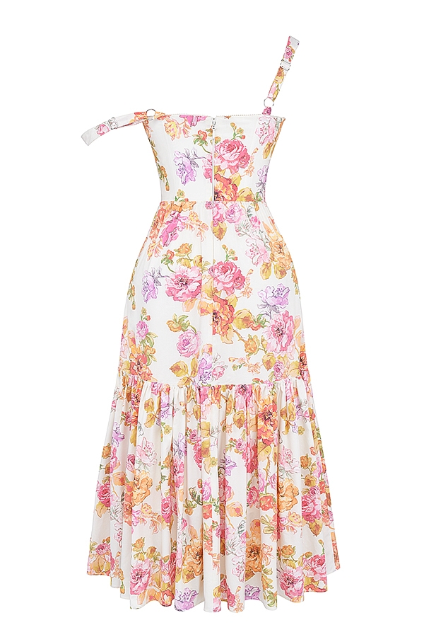 Elia  Ivory Floral Midi Sundress — image 18